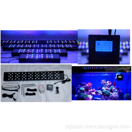 AQL Light 16"/24"/36"/48" Sunrise and Sunset Programmable Aquarium LED Lights for Sale